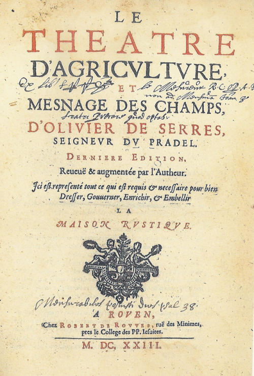 Théatre Dagriculture Et Mesnage Des Champs Mijlpalen In - 